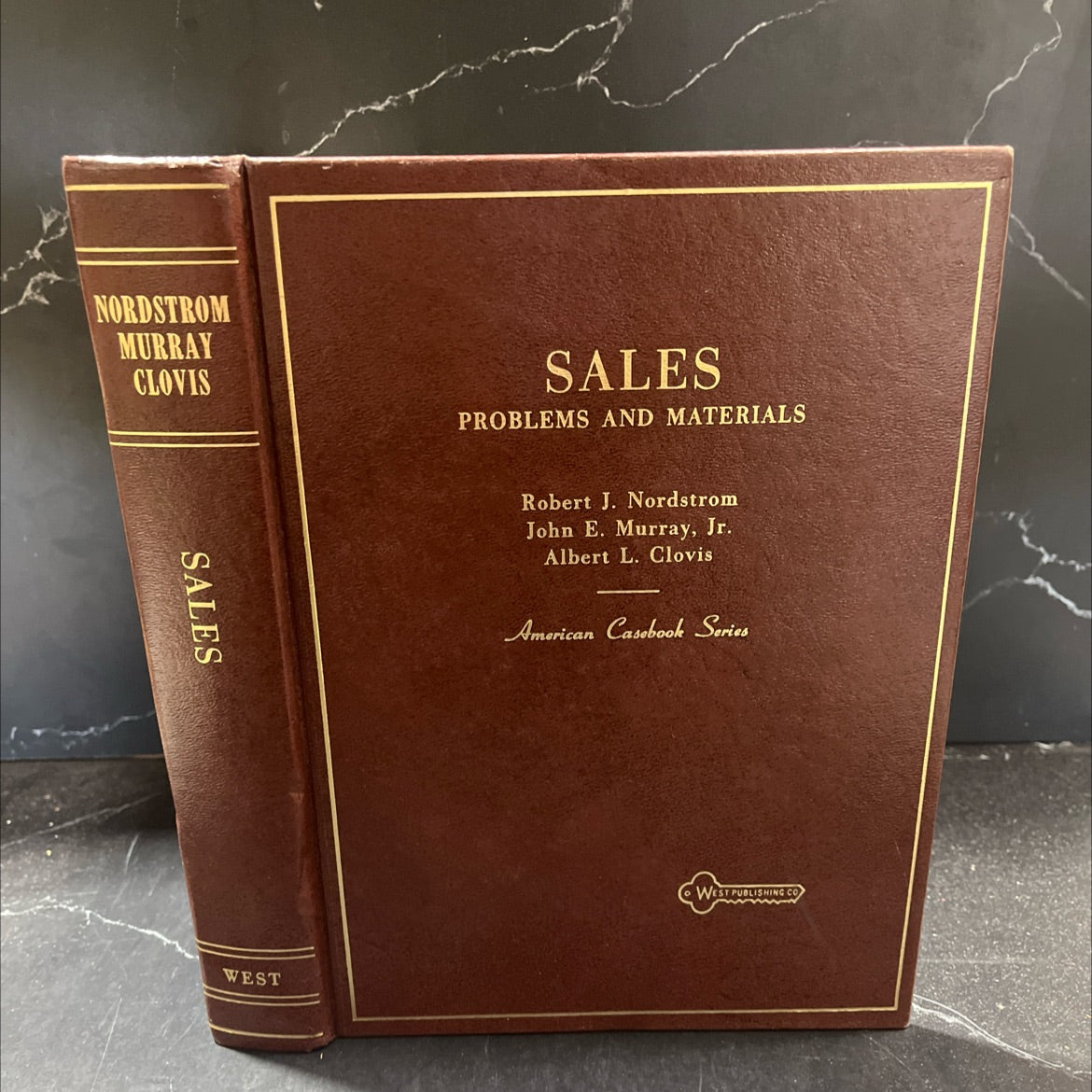 problems and materials on sales book, by robert j. nordstrom, john e. murray, jr., albert l. clovis, 1982 Hardcover image 1