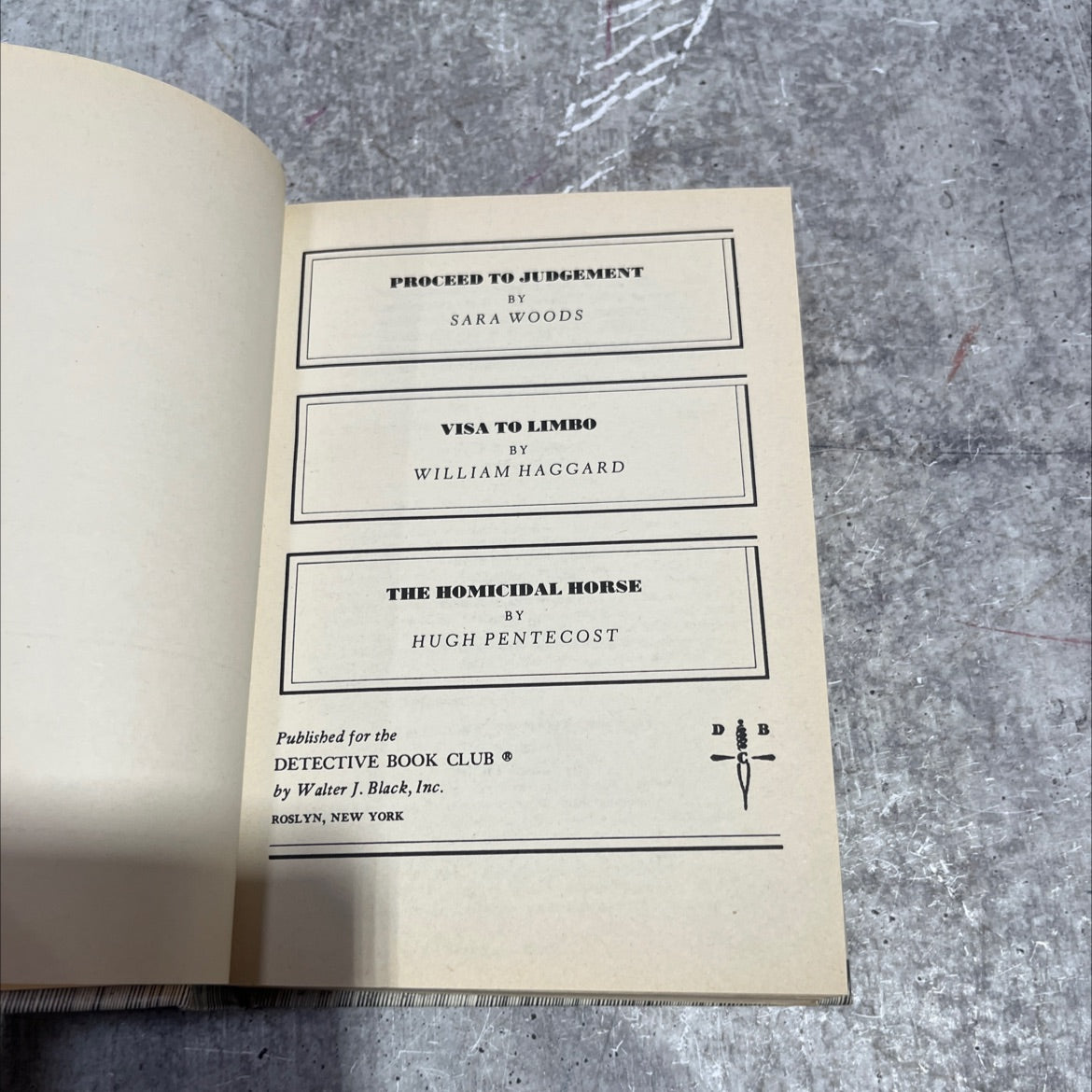 proceed to judgement book, by sara woods, 1980 Hardcover image 2