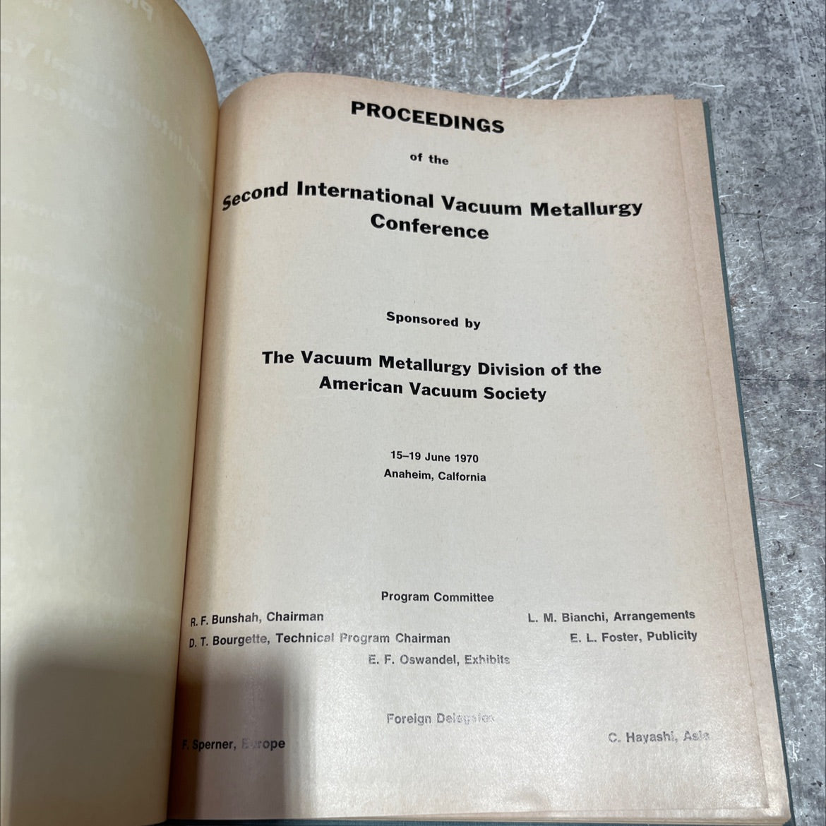 proceedings of the second international vacuum metallurgy conference book, by unknown, 1970 Hardcover image 2
