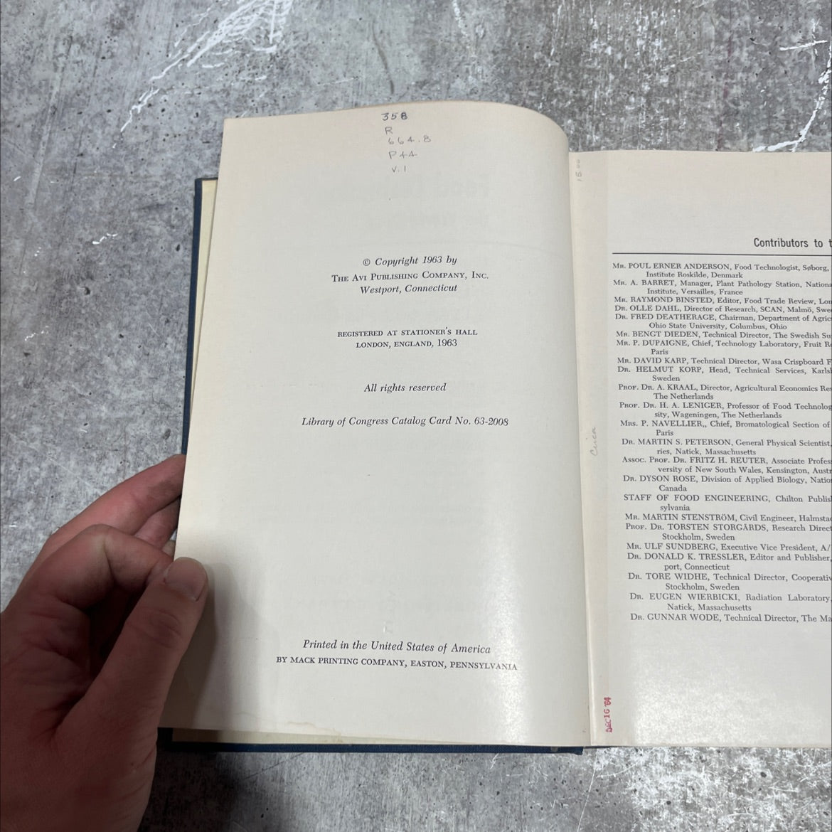 processing technology of wine making book, by martin s. peterson, donald k. tressler, 1963 Hardcover image 3