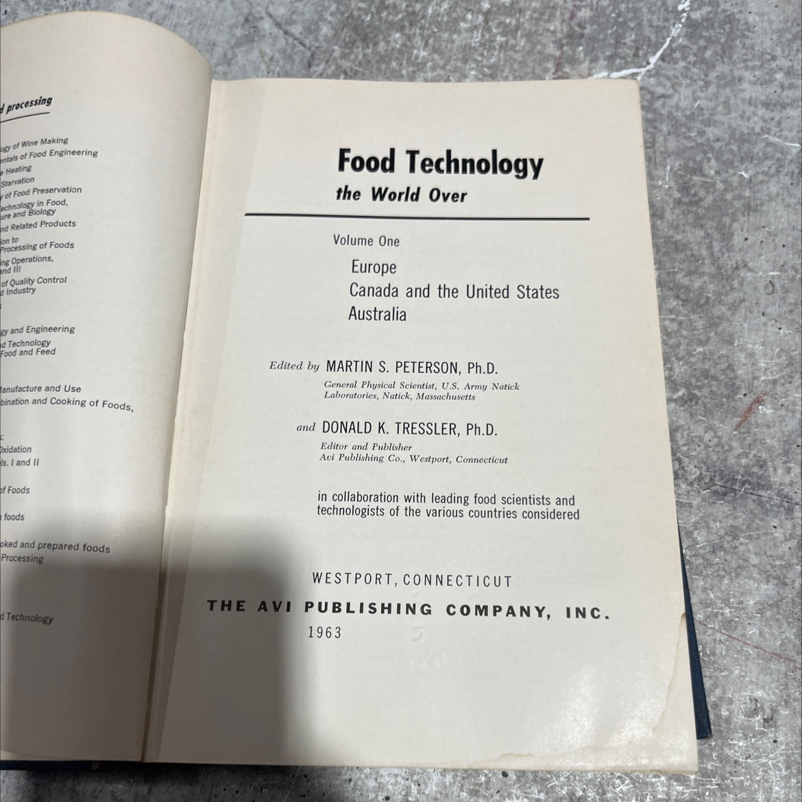 processing technology of wine making book, by martin s. peterson, donald k. tressler, 1963 Hardcover image 2