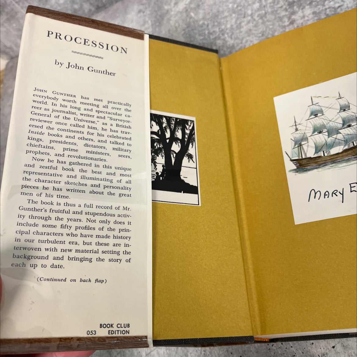 procession book, by john gunther, 1965 Hardcover image 4