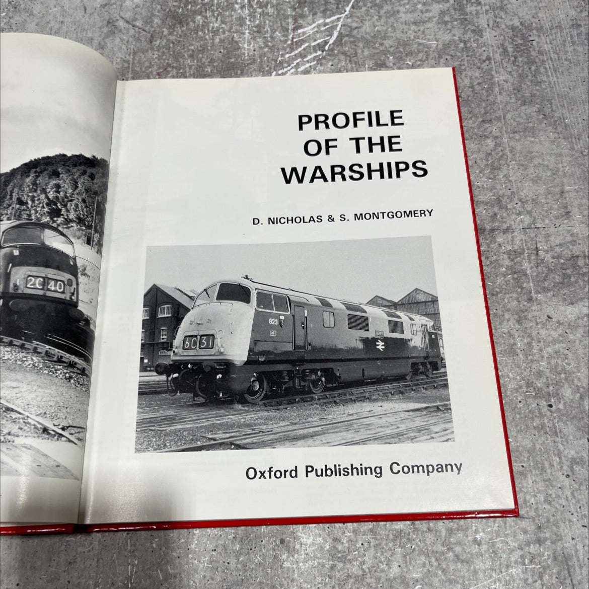 profile of the warships book, by d. nicholas & s. montgomery, 1984 Hardcover image 2