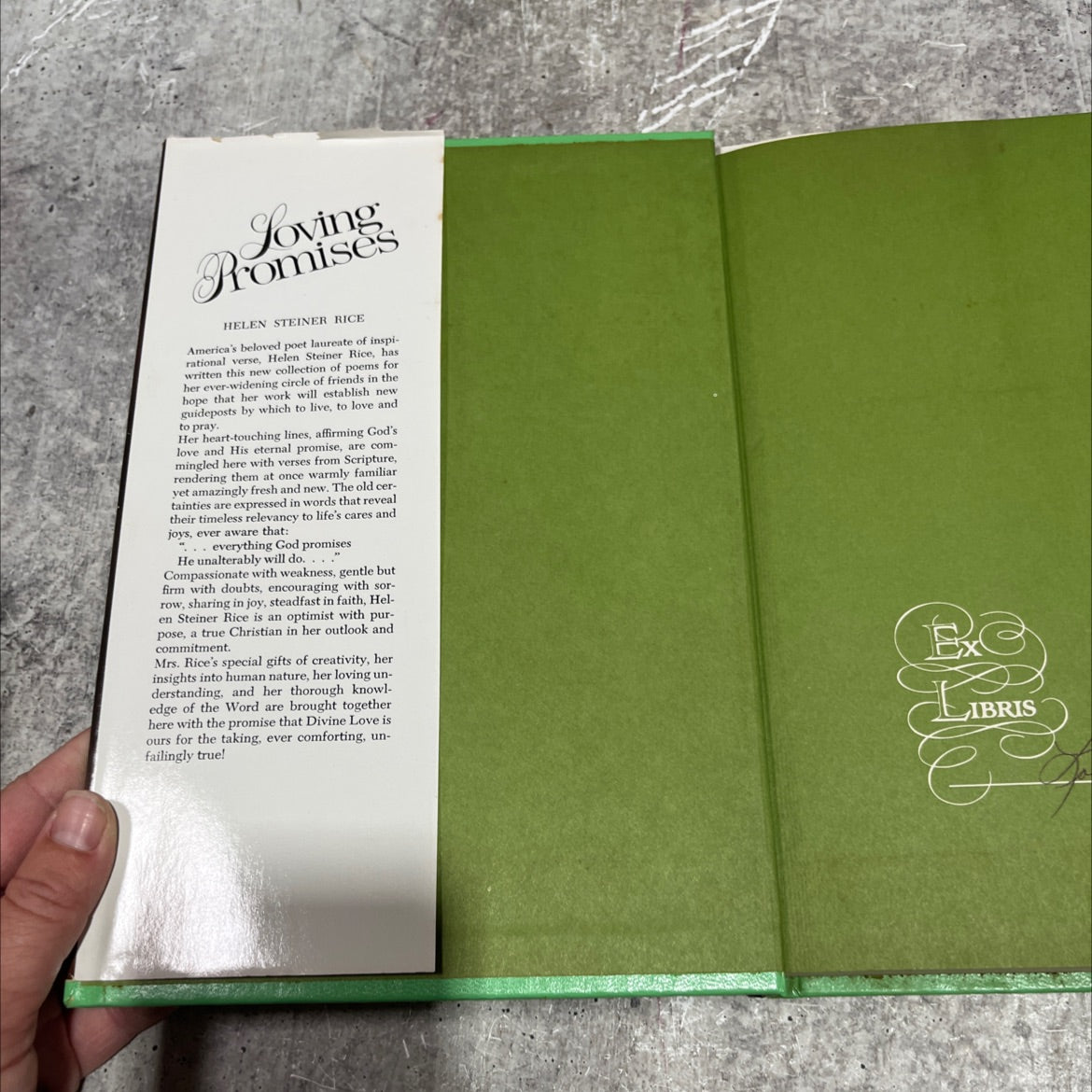 promises divinely spoken remain unfailing and unbroken book, by helen steiner rice, 1975 Hardcover image 4