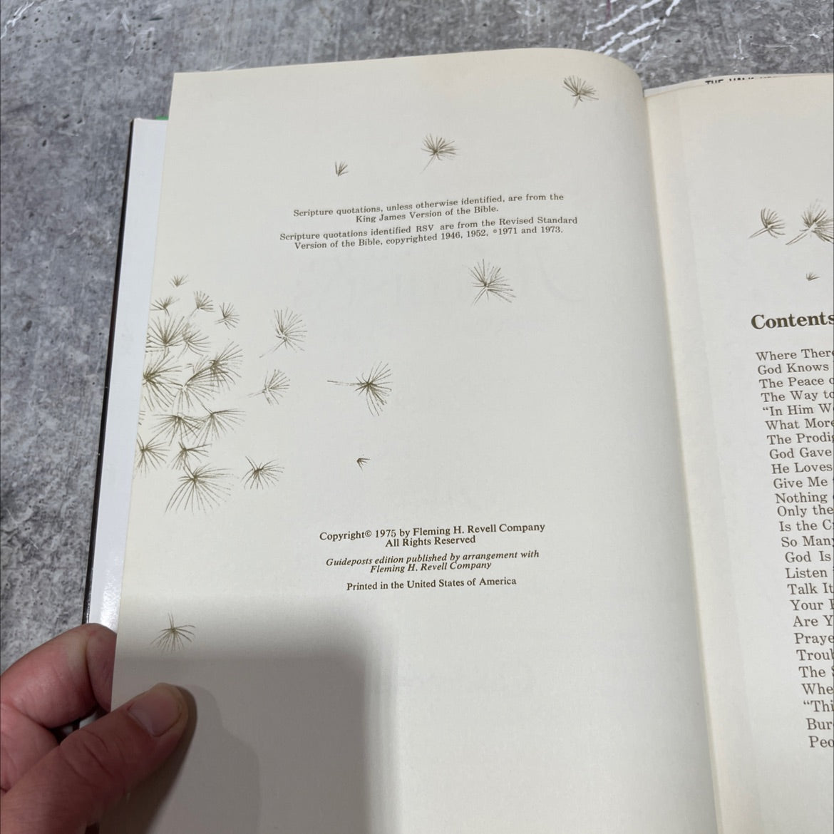 promises divinely spoken remain unfailing and unbroken book, by helen steiner rice, 1975 Hardcover image 3