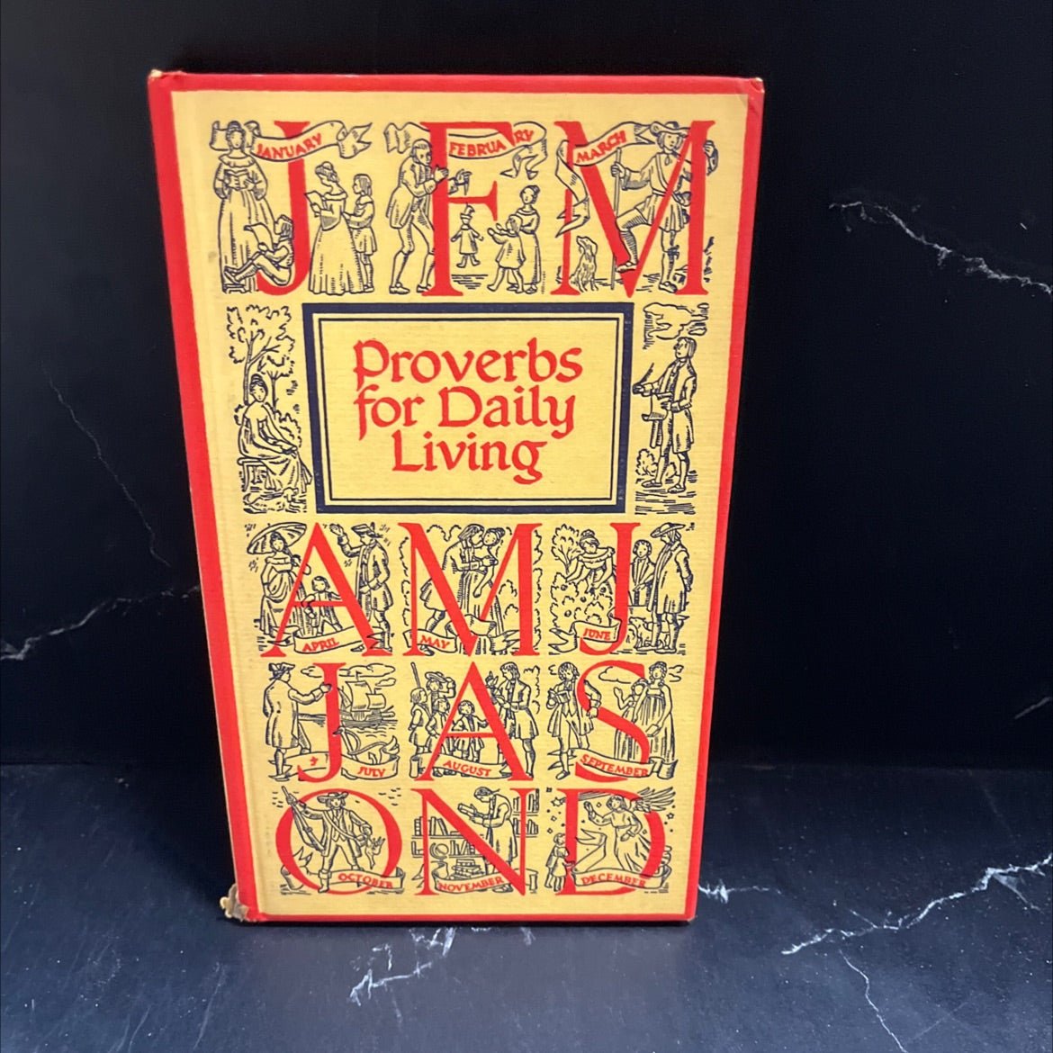 proverbs for daily living decorations book, by johannes troyer, unknown Hardcover image 1