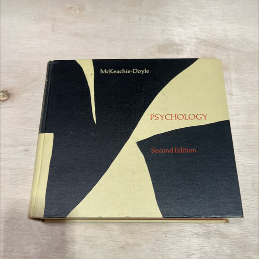 psychology, second edition book, by wilbert james mckeachie, charlotte lackner doyle, 1970 Hardcover image 1