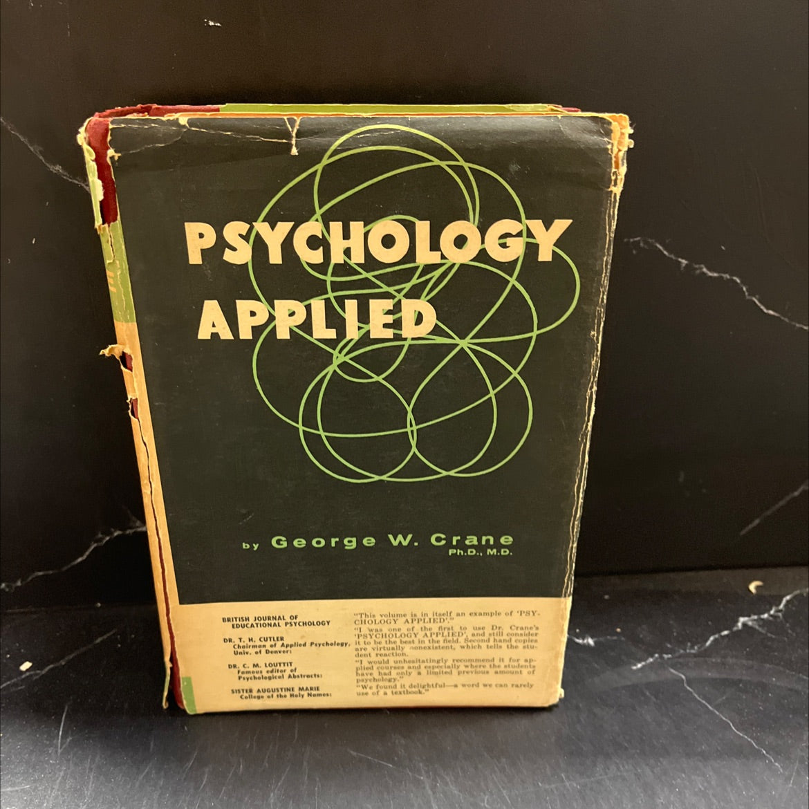 psychology applied book, by george w. crane, 1956 Hardcover image 1