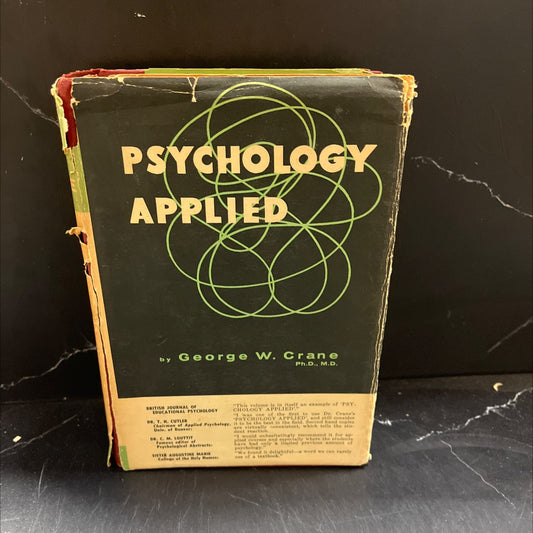 psychology applied book, by george w. crane, 1956 Hardcover image 1