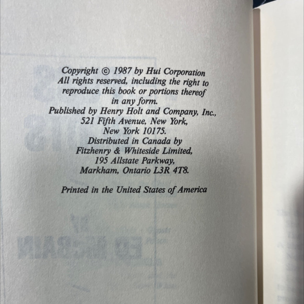 puss boots book, by ed mcbain, 1987 Hardcover image 3