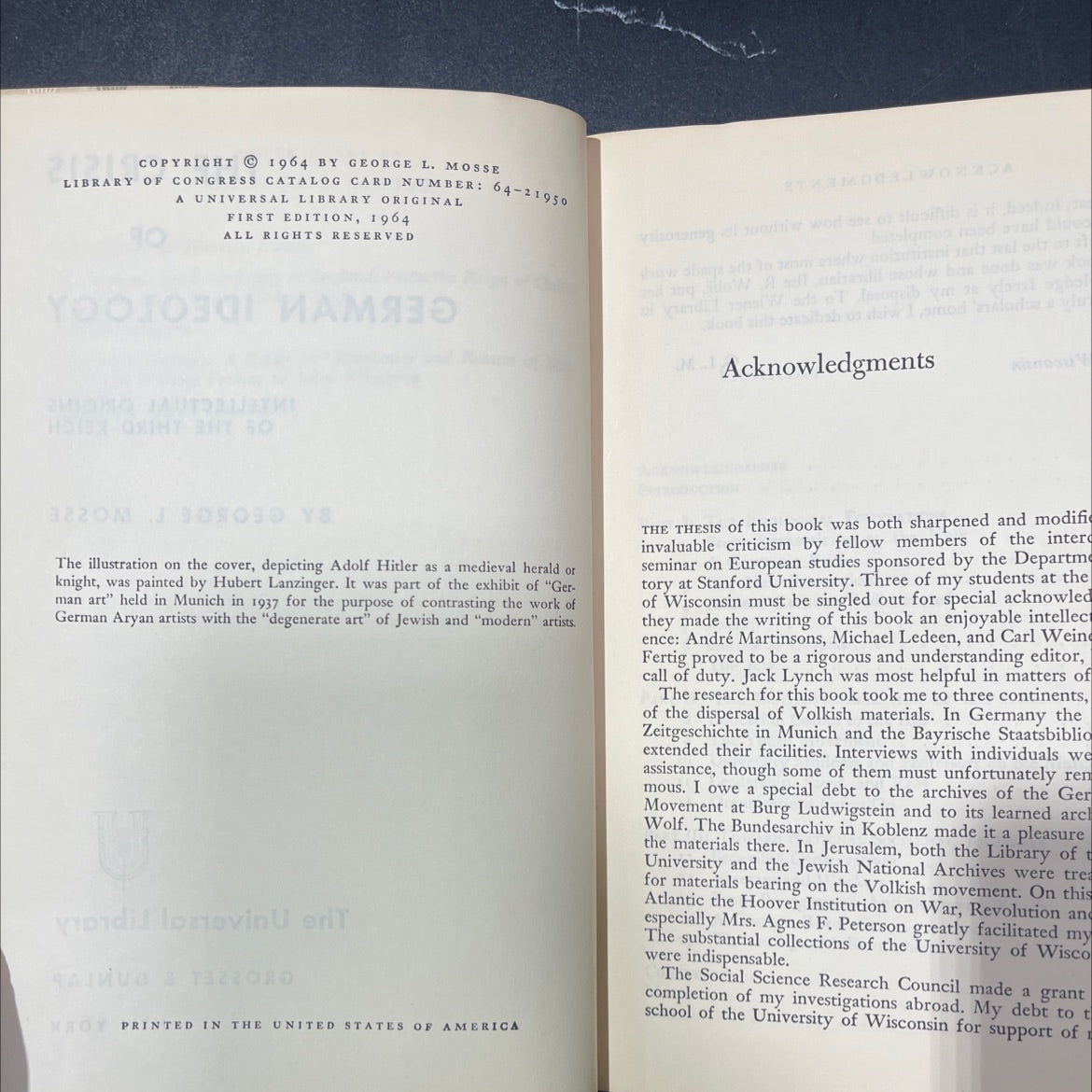 queen of state the crisis of german ideology intellectual origins of the third reich book, by george l. mosse, 1964 image 3