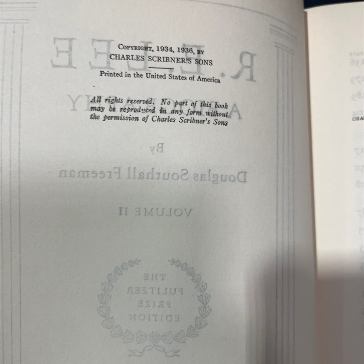 r. e. lee a biography book, by douglas southall freeman, 1969 Hardcover image 3