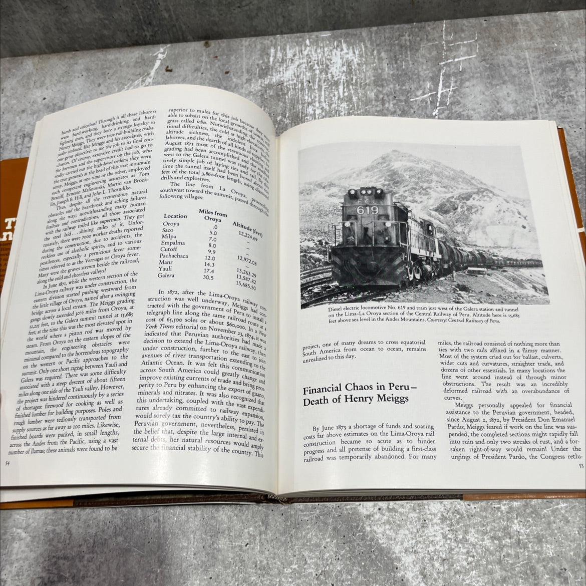 railways across the andes book, by Edgar A. Haine, 1981 Hardcover image 4