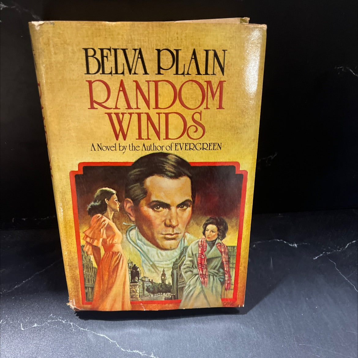 random winds book, by belva plain, 1980 Hardcover image 1