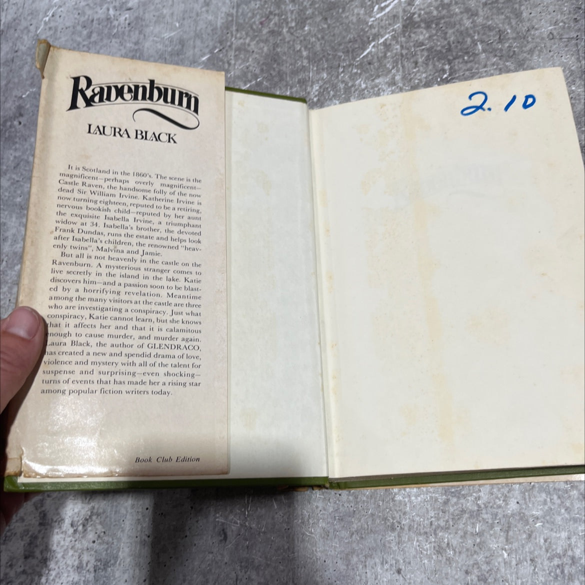 ravenburn book, by laura black, 1978 Hardcover image 4