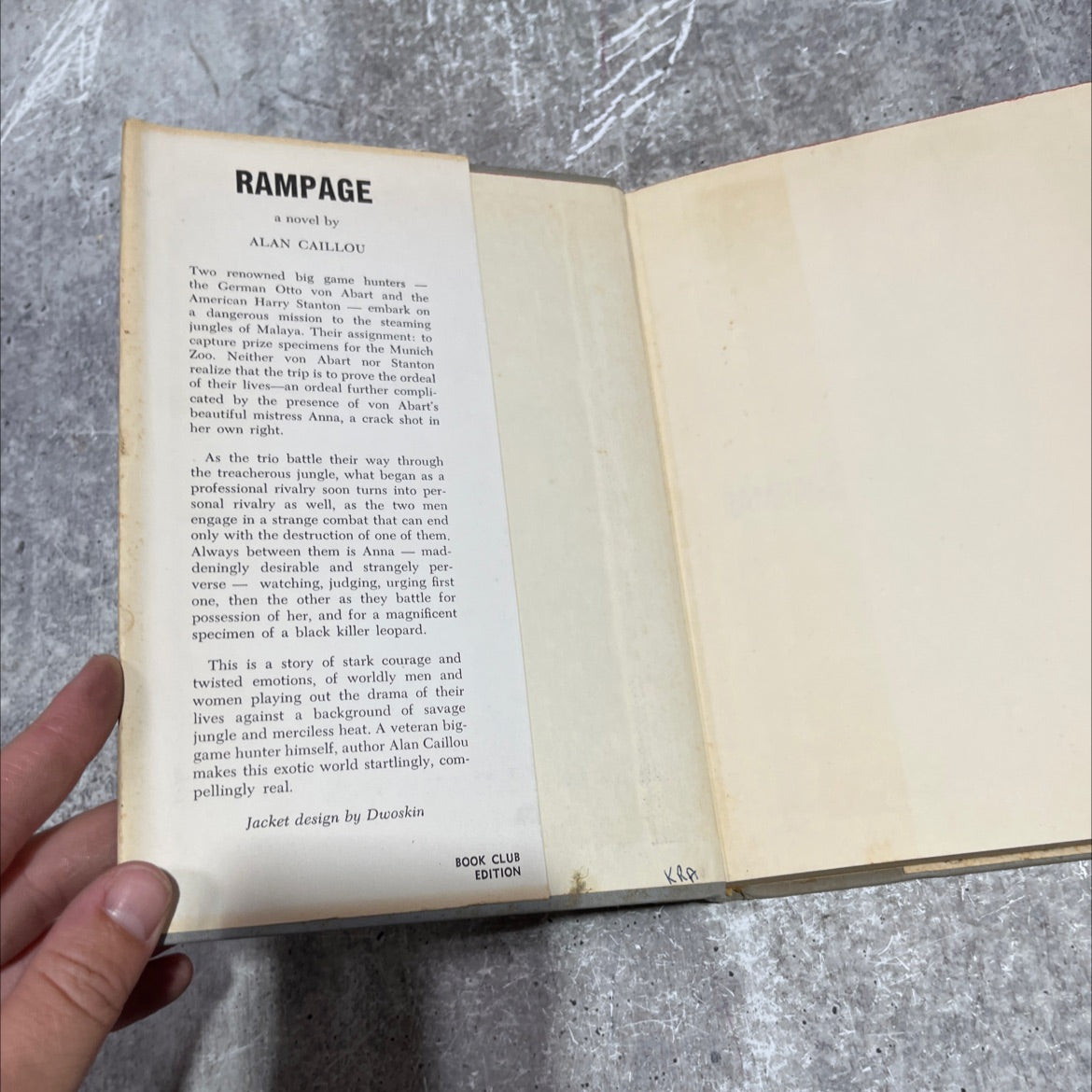 rayamaya rampage book, by alan caillou, 1961 Hardcover image 4