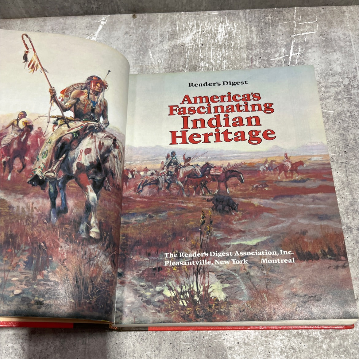 reader's digest america's fascinating indian heritage book, by unknown, 1978 Hardcover image 2