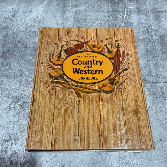 reader's digest country and western songbook book, by william l. simon, 1984 Hardcover image 1