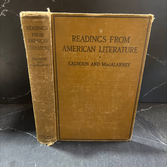 readings from american literature a textbook for schools and colleges book, by mary edwards calhoun and emma lenore image 1