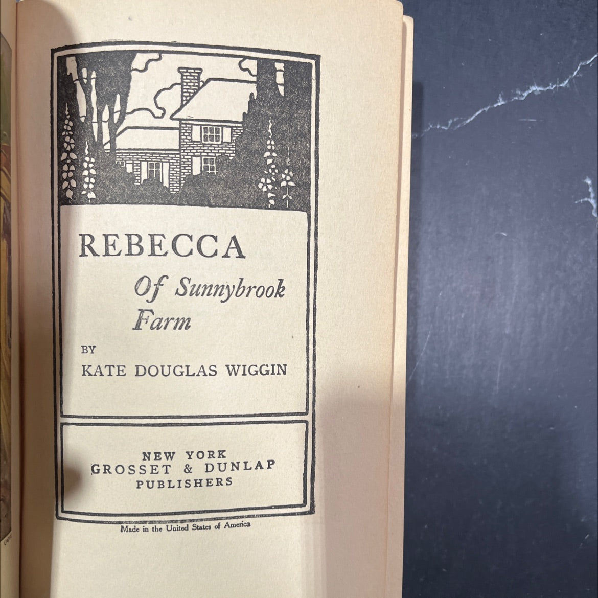 rebecca of sunnybrook farm book, by kate douglas wiggin, 1910 Hardcover image 2