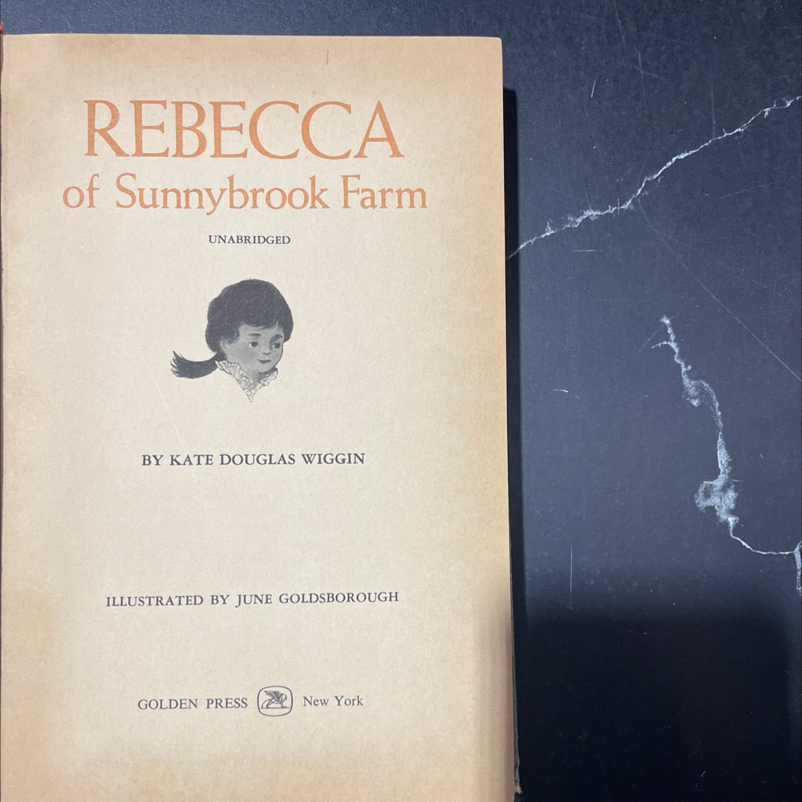 rebecca of sunnybrook farm book, by kate douglas wiggin, 1965 Hardcover image 2