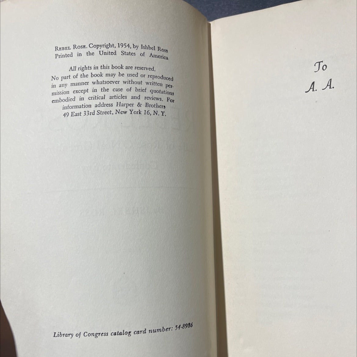 rebel rose life of rose o'neal greenhow confederate spy book, by ishbel ross, 1954 Hardcover image 3