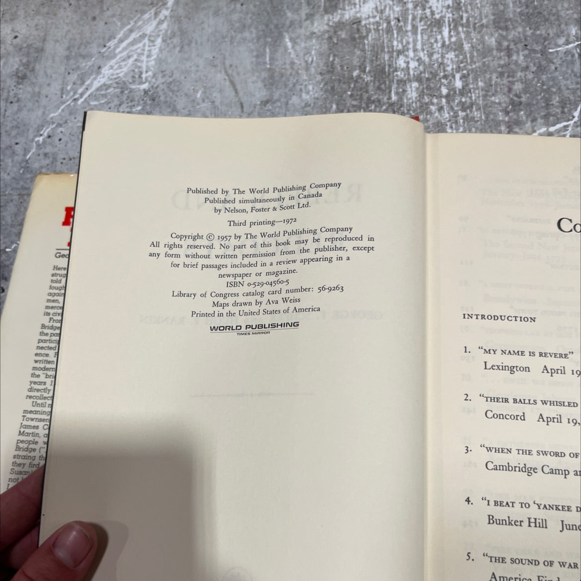 rebels and redcoats book, by george f. scheer and hugh f. rankin, 1972 Hardcover image 3