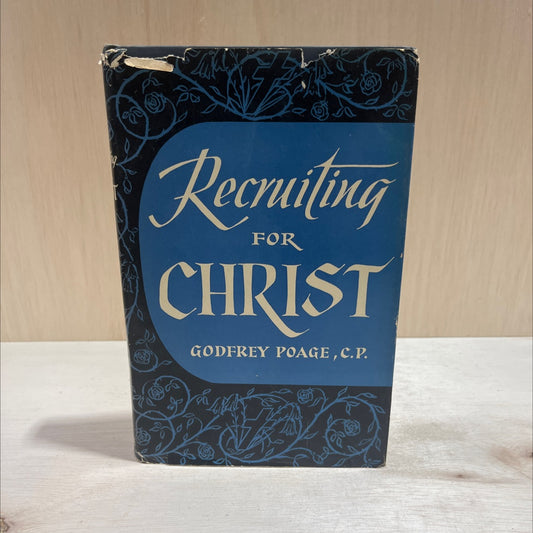 recruiting for christ book, by godfrey poage, c.p., 1952 Hardcover image 1