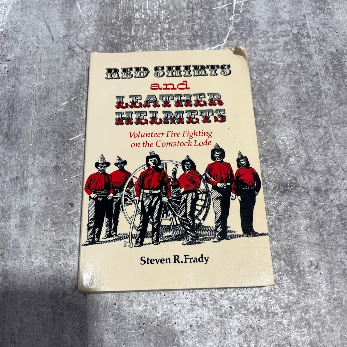 red shirts and leather helmets book, by Steven R. Frady, 1984 Paperback image 1