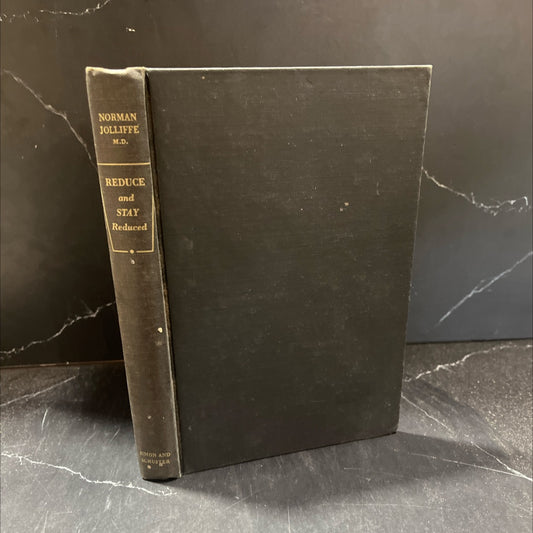reduce and stay reduced book, by norman jolliffe, m.d., 1952 Hardcover image 1