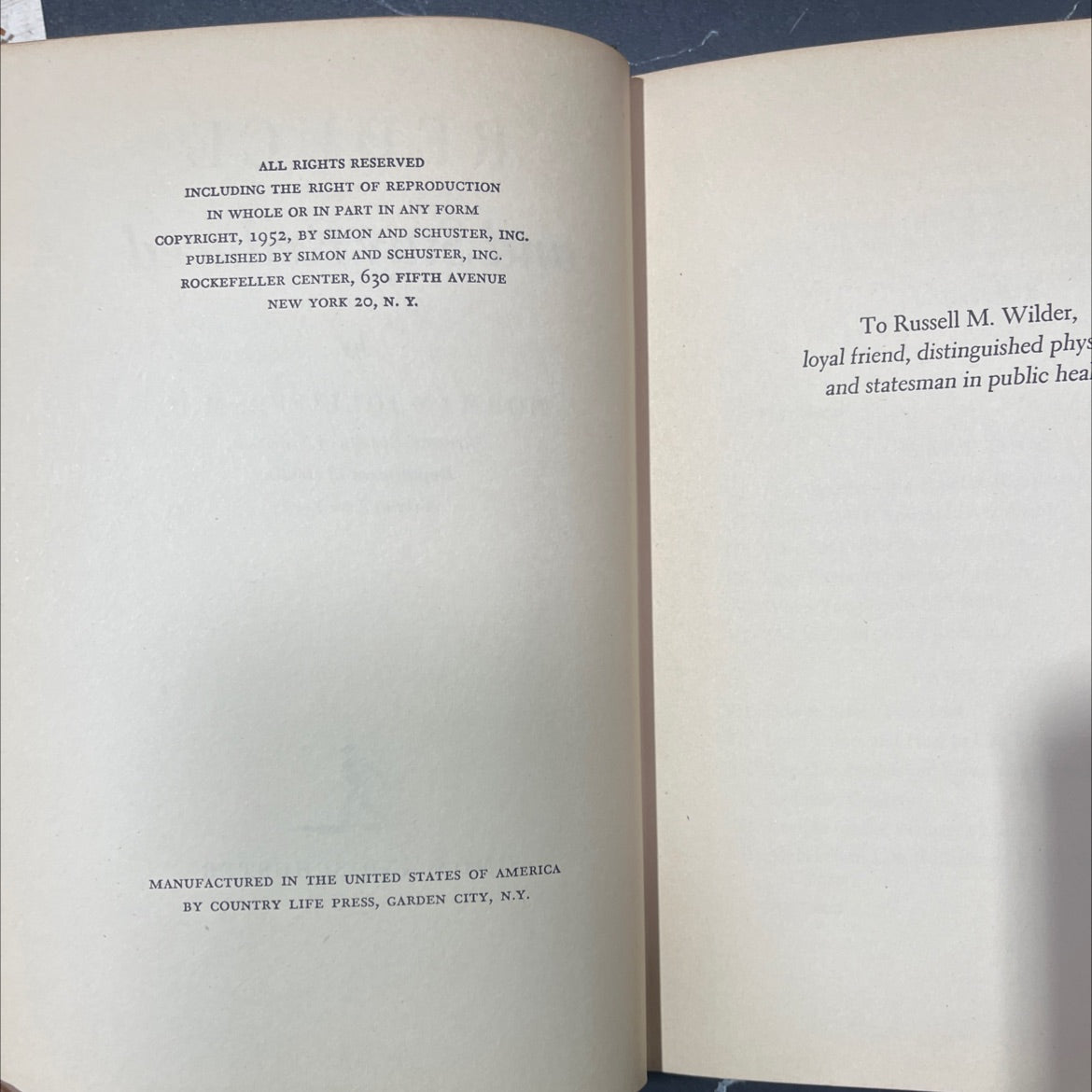 reduce and stay reduced book, by norman jolliffe, m.d., 1952 Hardcover image 3