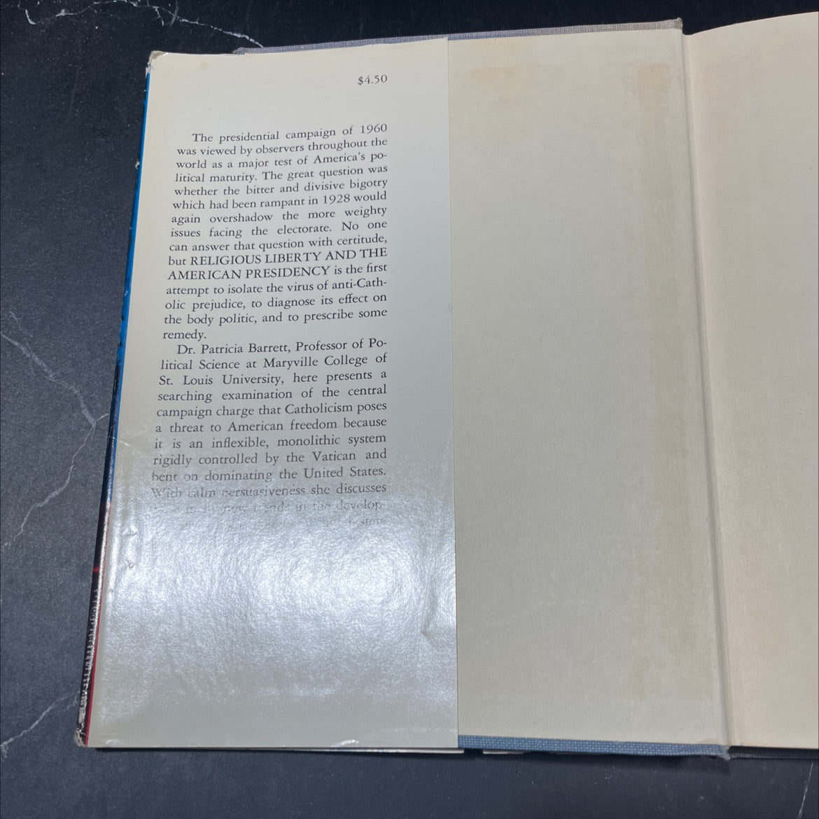 religious liberty and the american presidency a study in church-state relations book, by patricia barrett, 1963 image 4