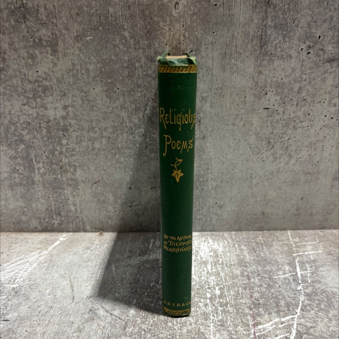 religious poems book, by unknown, 1878 Hardcover image 4