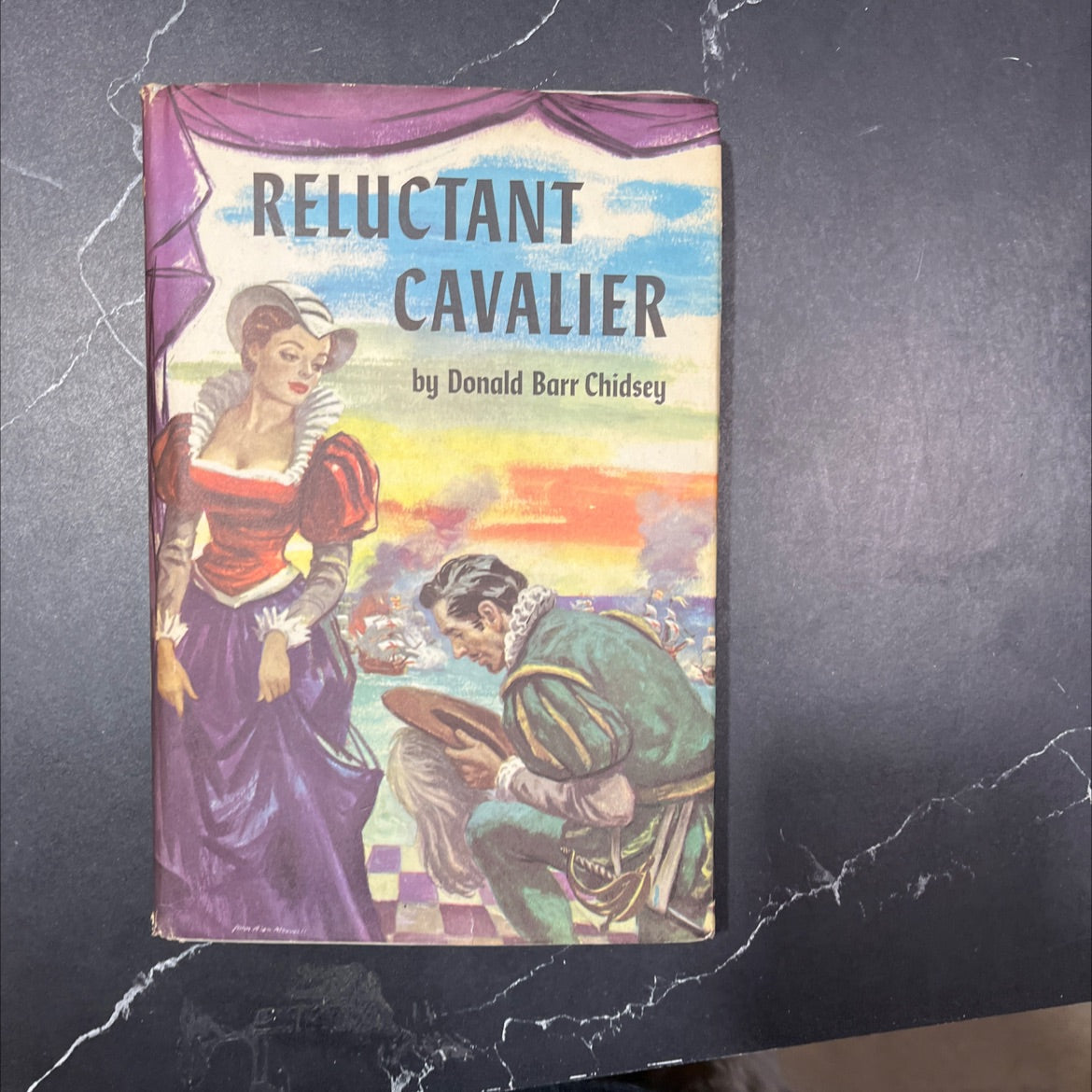 reluctant cavalier book, by osby donald barr chidsey, 1960 Hardcover image 1