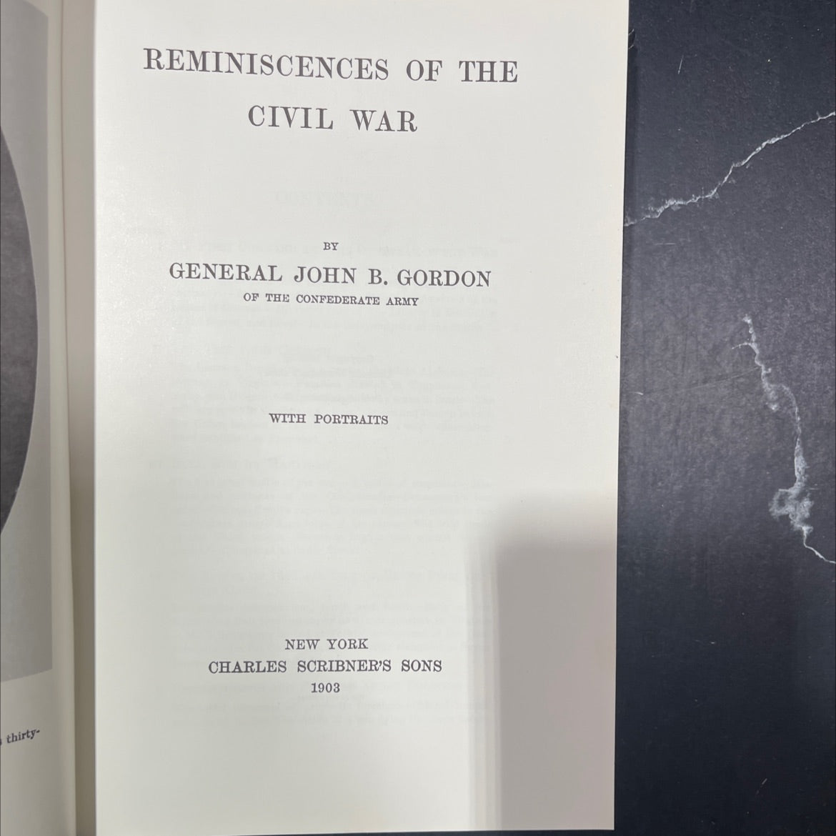 reminiscences of the civil war book, by general john b. gordon, 1981 Leather image 2