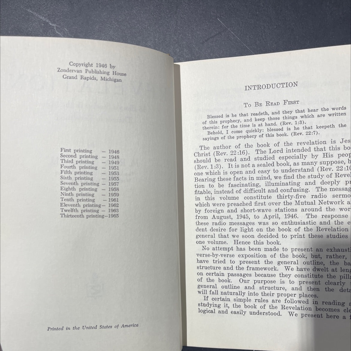 revelation 35 simple studies in the major themes in revelation book, by m. r. de haan, m.d., 1965 Hardcover image 3