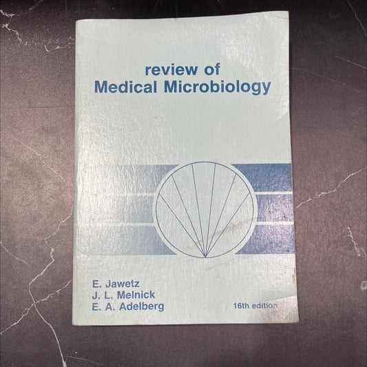 review of medical microbiology book, by ernest jawetz, joseph l. melnick, edward a. adelberg, 1984 Paperback image 1