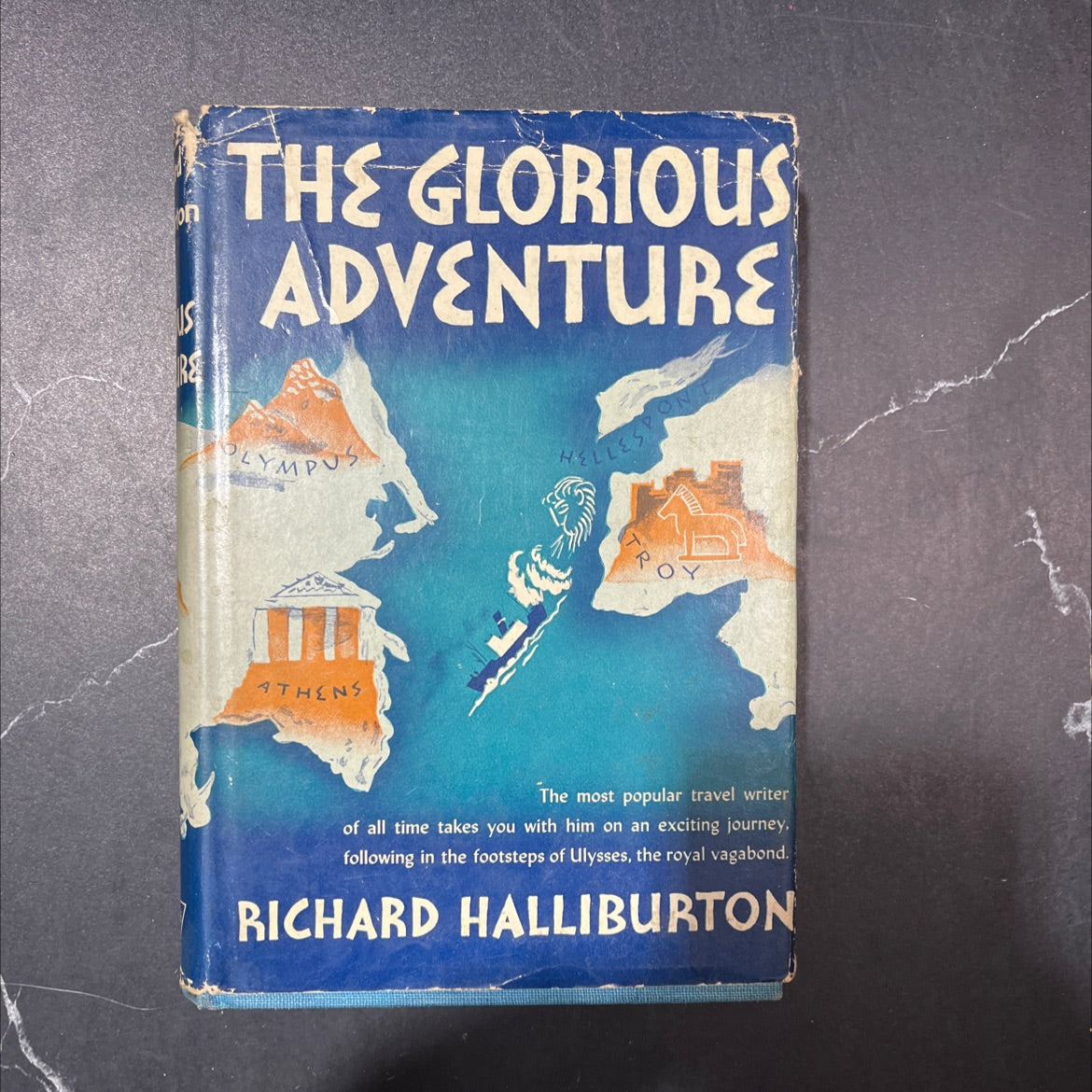 richard halliburton the glorious adventure book, by richard halliburton, 1941 Hardcover image 1