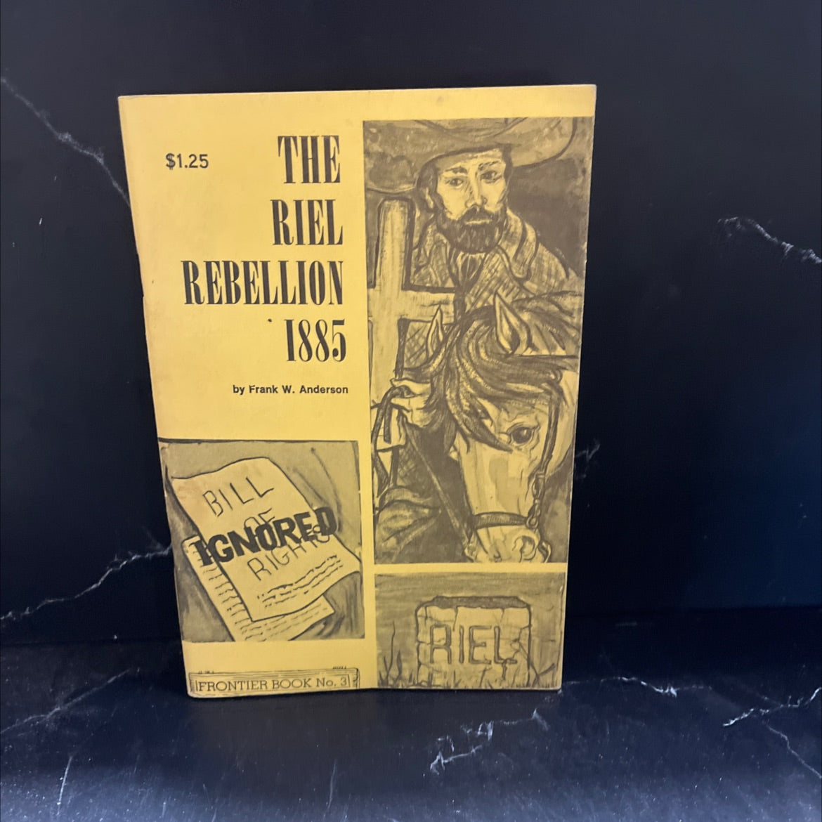 riel rebellion book, by frank anderson, 1955 Paperback image 1
