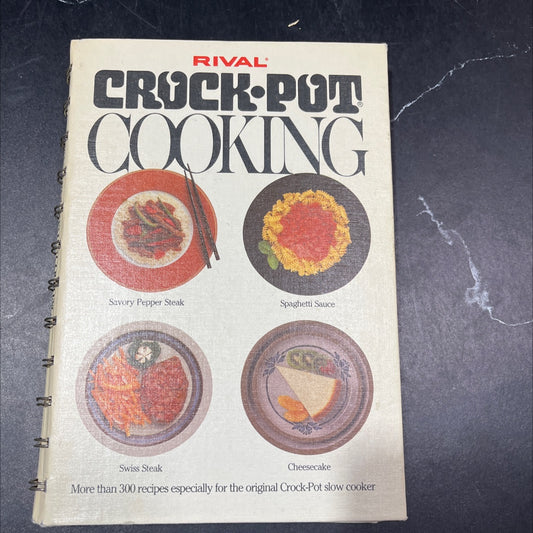 rival crock-pot cooking book, by unknown, 1975 Hardcover image 1
