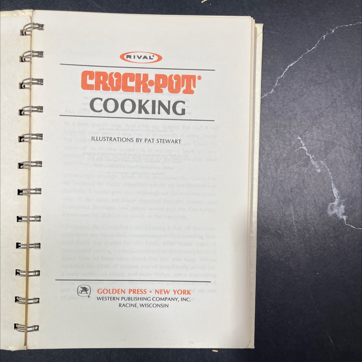rival crock-pot cooking book, by unknown, 1975 Hardcover image 2