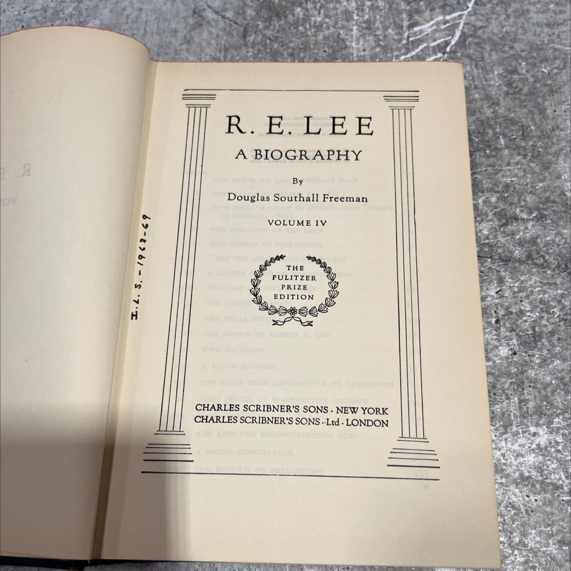 robert e. lee a biography volume iv the pulitzer prize edition book, by douglas southall freeman, 1969 Hardcover image 2