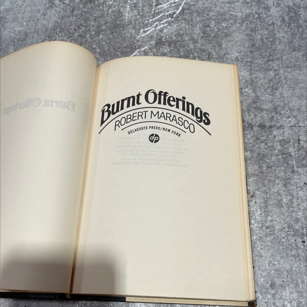 robert marasco book, by robert marasco, 1973 Hardcover image 2