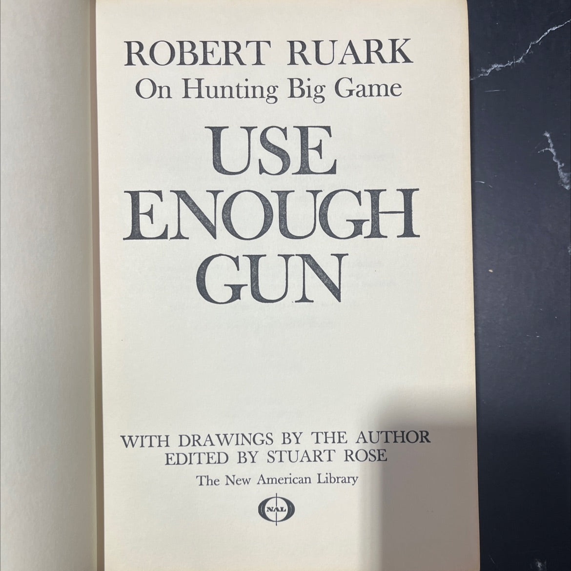 robert ruark on hunting big game use enough gun book, by robert c. ruark, 1966 Hardcover image 2
