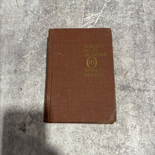 robert's rules of order r newly revised book, by henry m. robert, 1970 Hardcover image 1