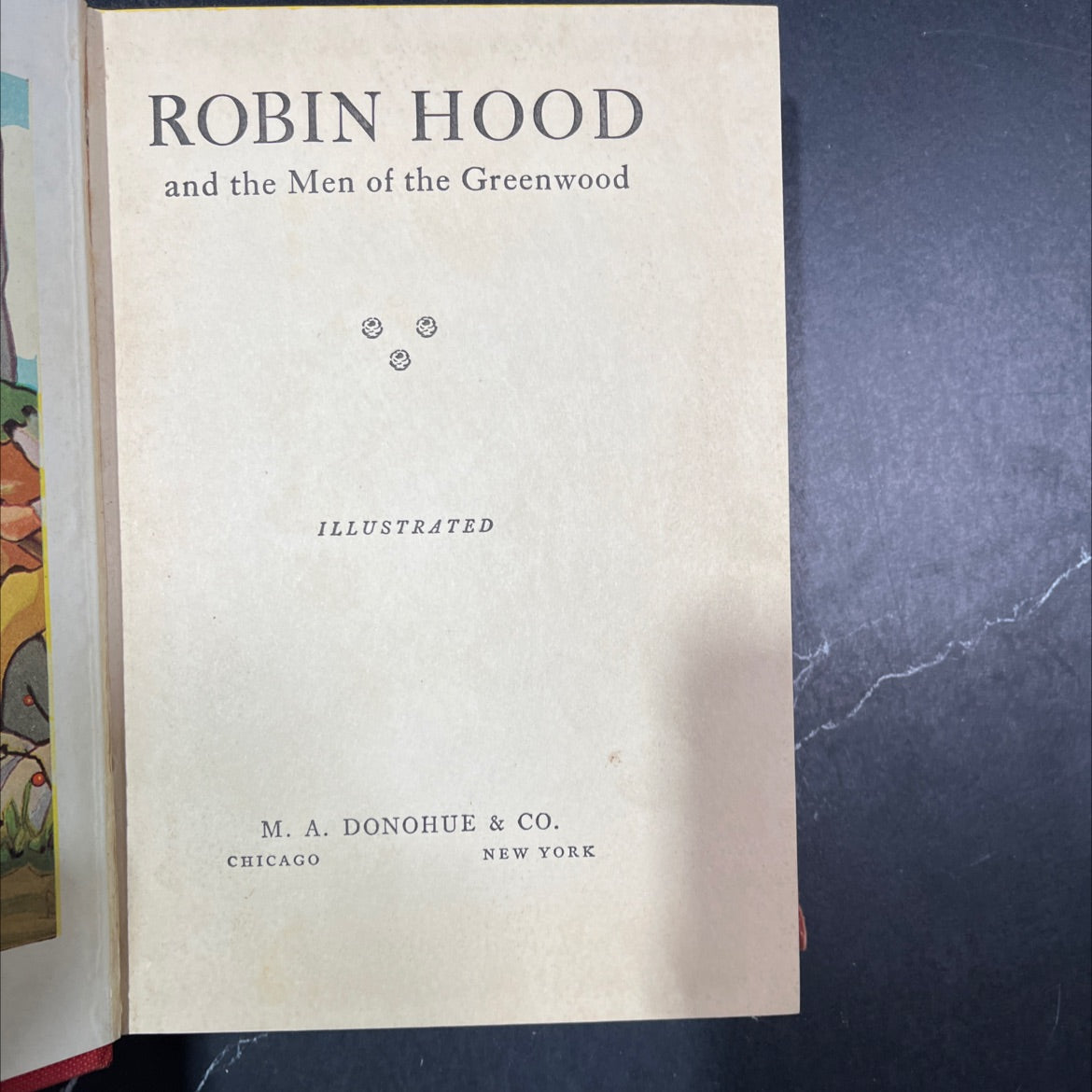 robin hood and the men of the greenwood book, by unknown, 1970 Hardcover image 2