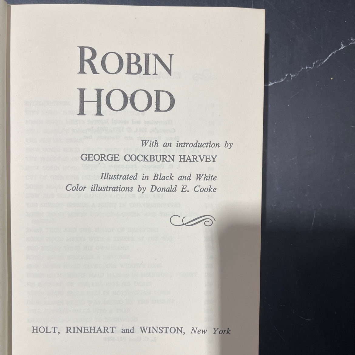 robin hood book, by unknown, 1961 Hardcover image 2