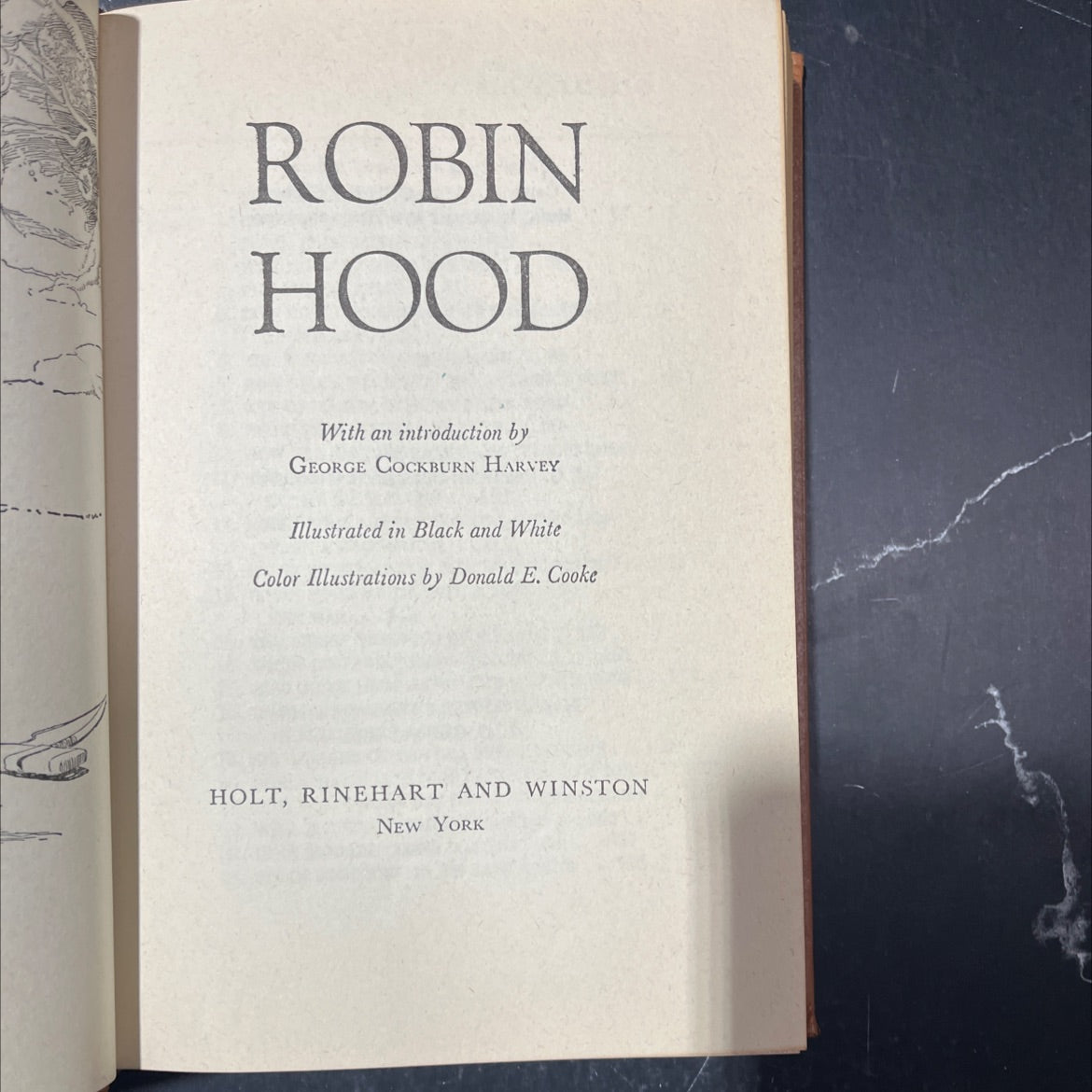 robin hood book, by unknown, 1961 Hardcover image 2