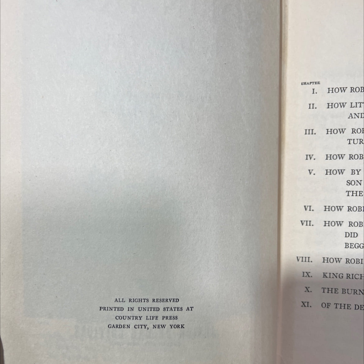 robin hood book, by henry gilbert, 1970 Hardcover image 3