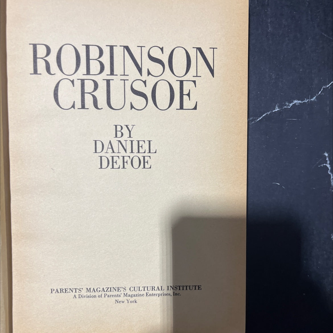 robinson crusoe book, by daniel defoe, 1964 Hardcover image 2